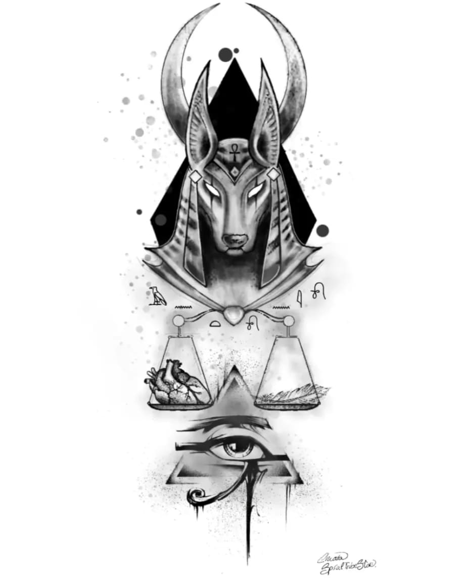 Bozza Tattoo - Anubis